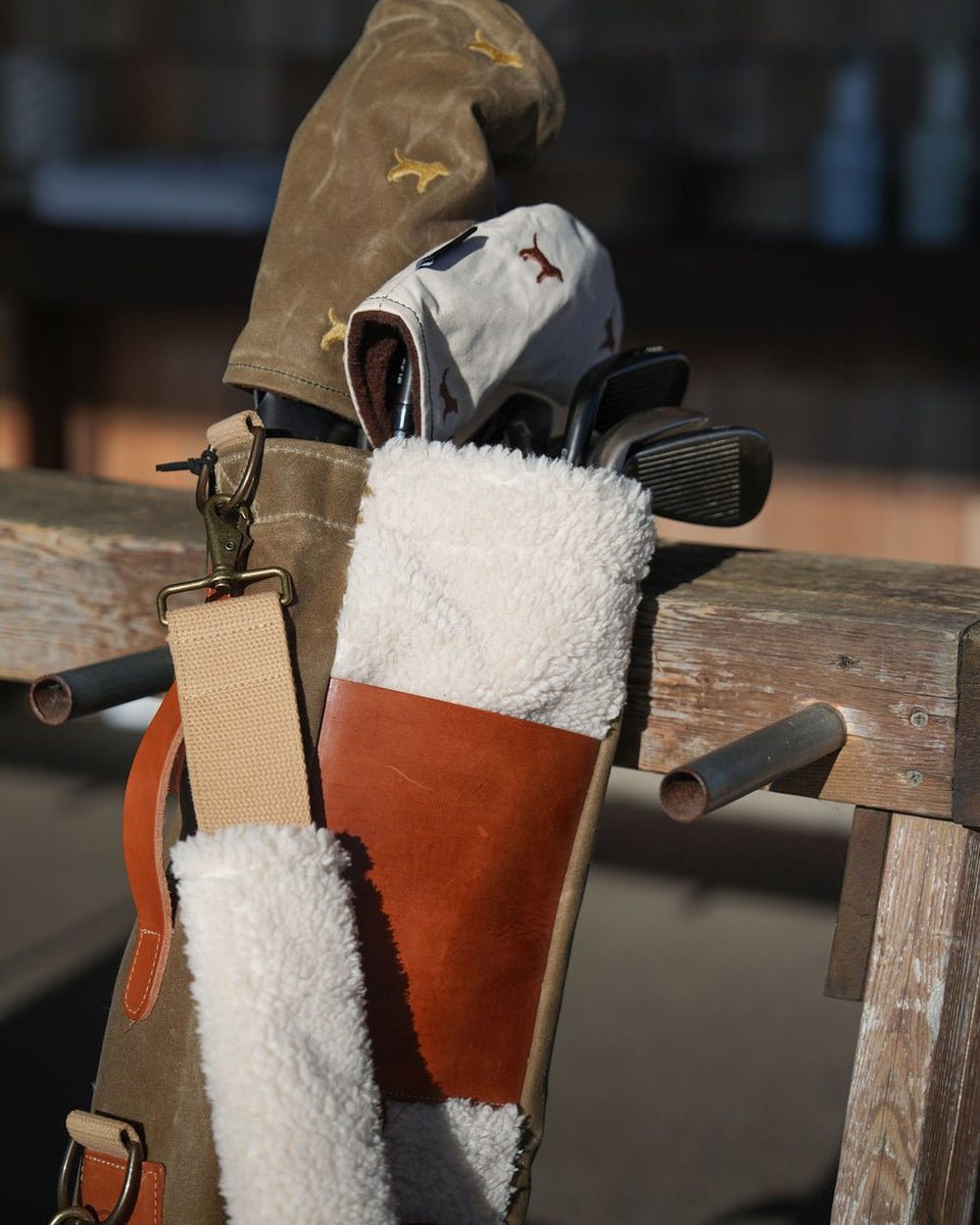Seamus Golf photograph: Shearling Sunday Bag