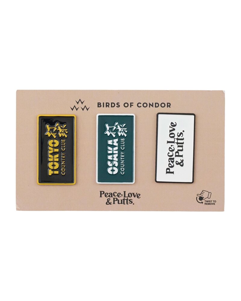 Birds of Condor Blockbusters Ball Mark Set golf ball marker