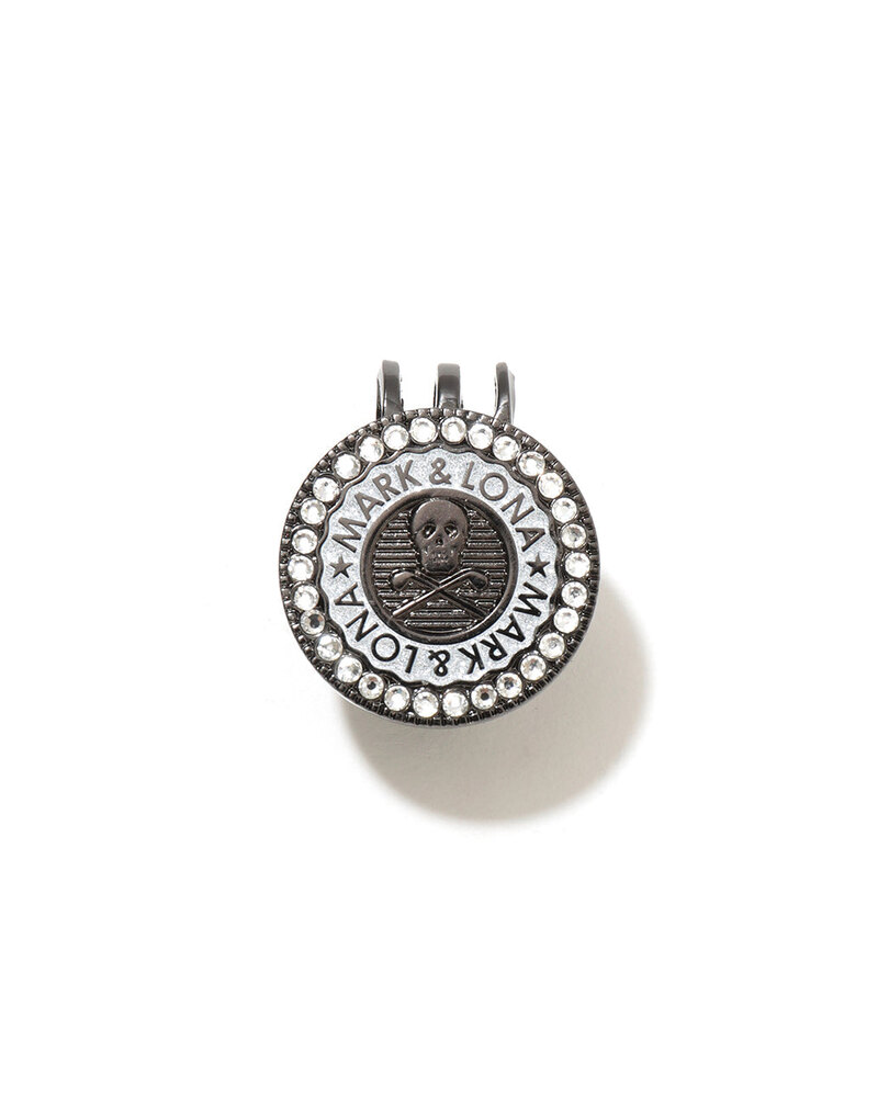 MARK & LONA Majestic Iron Skull Marker golf ball marker