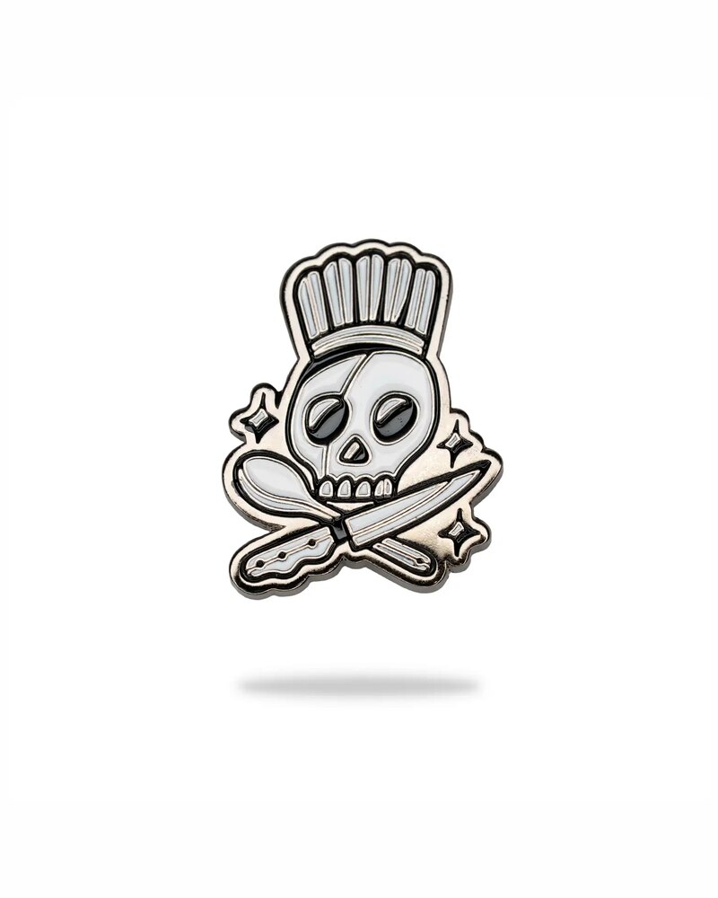 Matchstick Golf Chef Skull golf ball marker