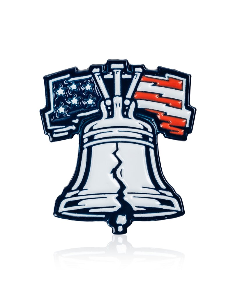 Pins & Aces Liberty Bell - Ball Marker golf ball marker