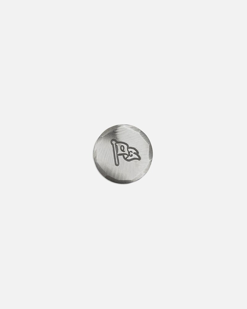 Quiet Golf × Seamus QG x Seamus Hand Forged Steel Pennant Marker golf ball marker