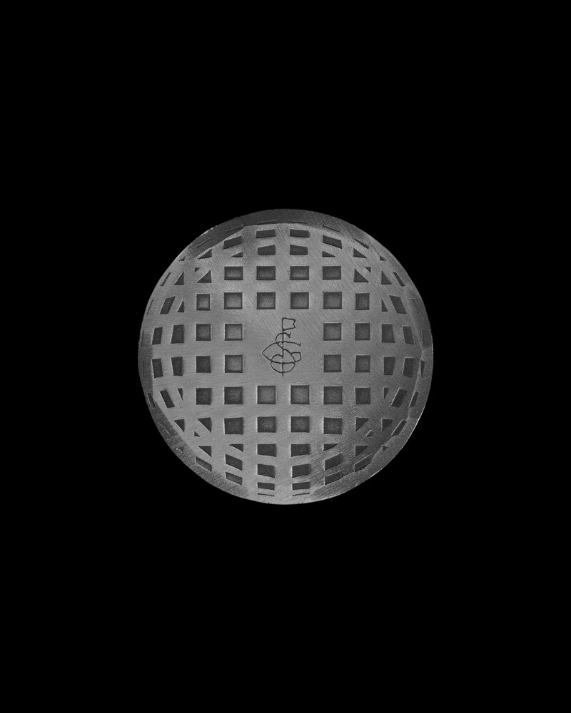 Seamus Golf Hand Forged® Mesh Dimple Ball Marker - Steel golf ball marker