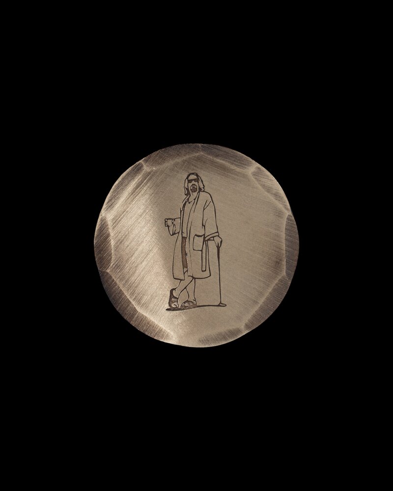 Seamus Golf Hand Forged® The Dude Ball Marker - Bronze golf ball marker