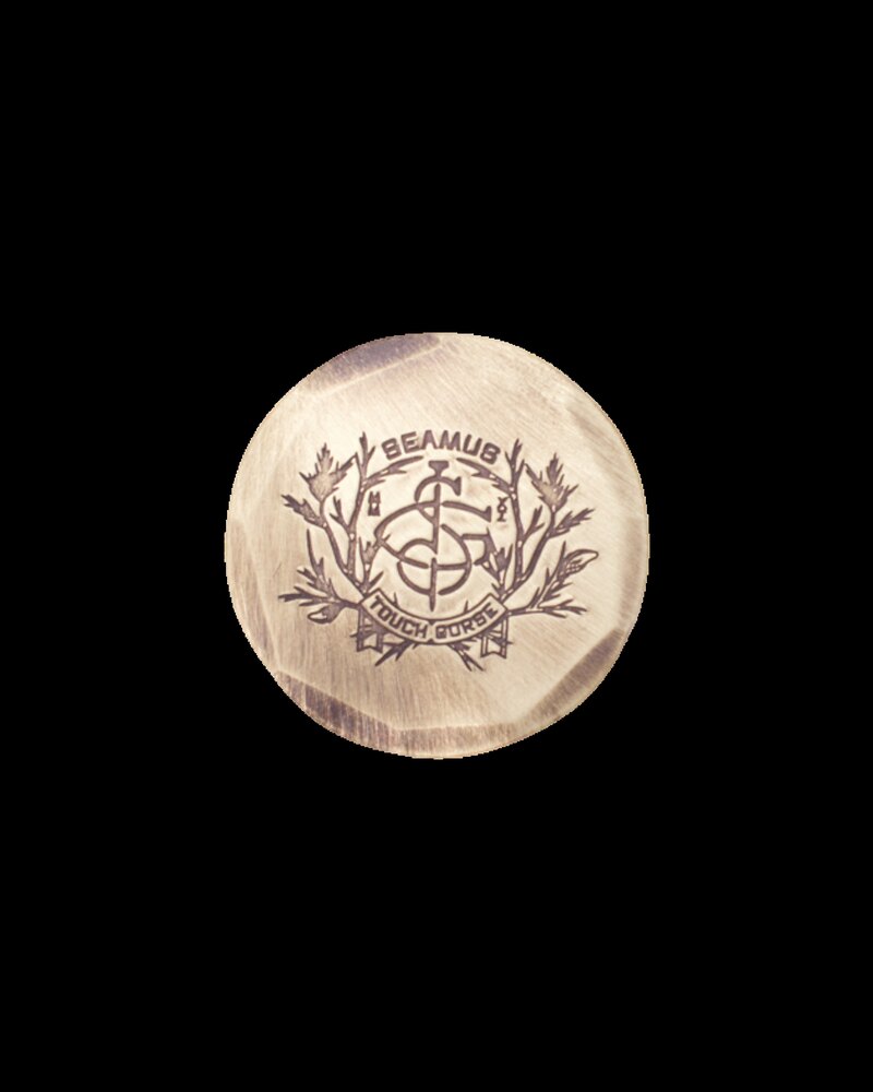 Seamus Golf Hand Forged® Touch Gorse Bronze Ball Marker golf ball marker