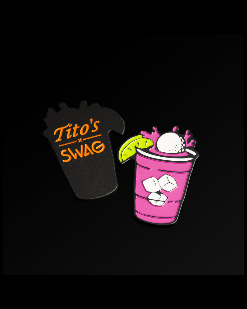 SWAG Golf Tito's Splash Of Grape Ball Marker golf ball marker