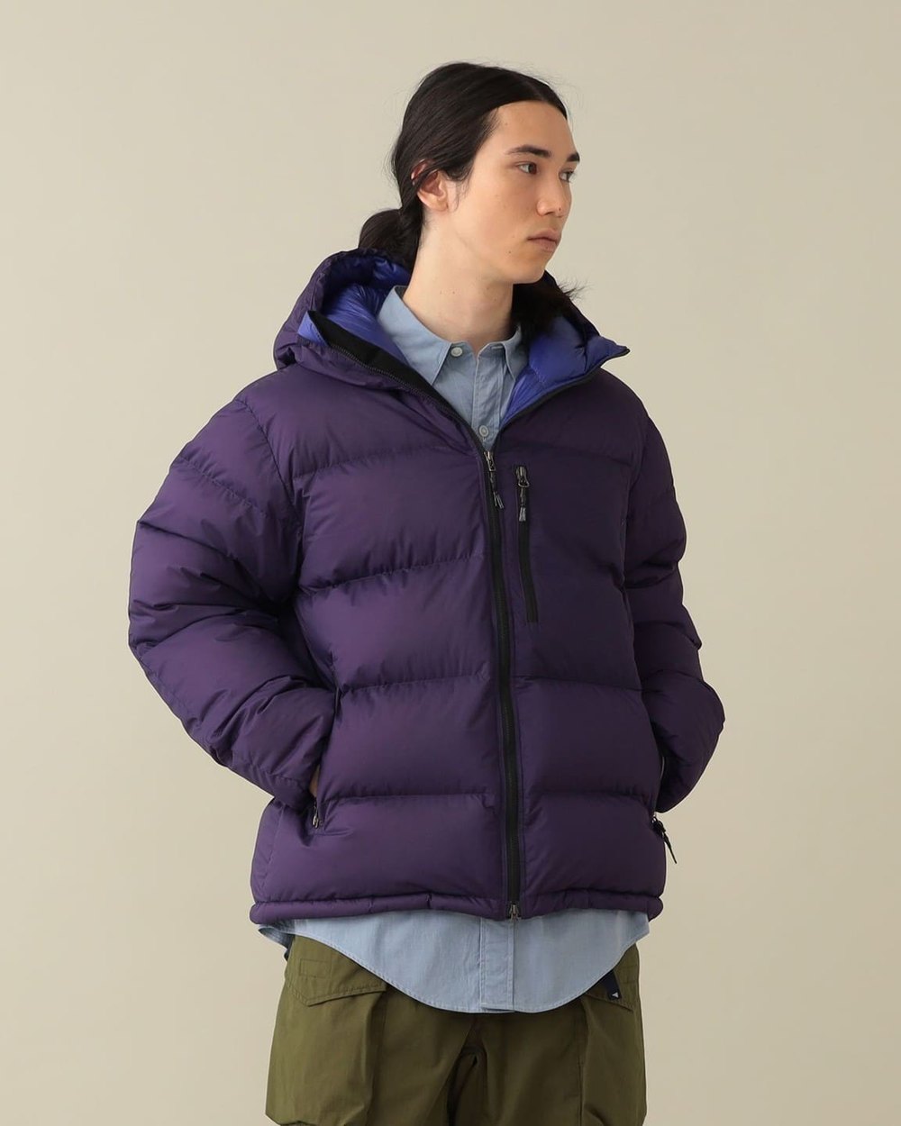 NANGA x Pilgrim Surf+Supply Expedition Down Hoodie &middot; view 1 of 4
