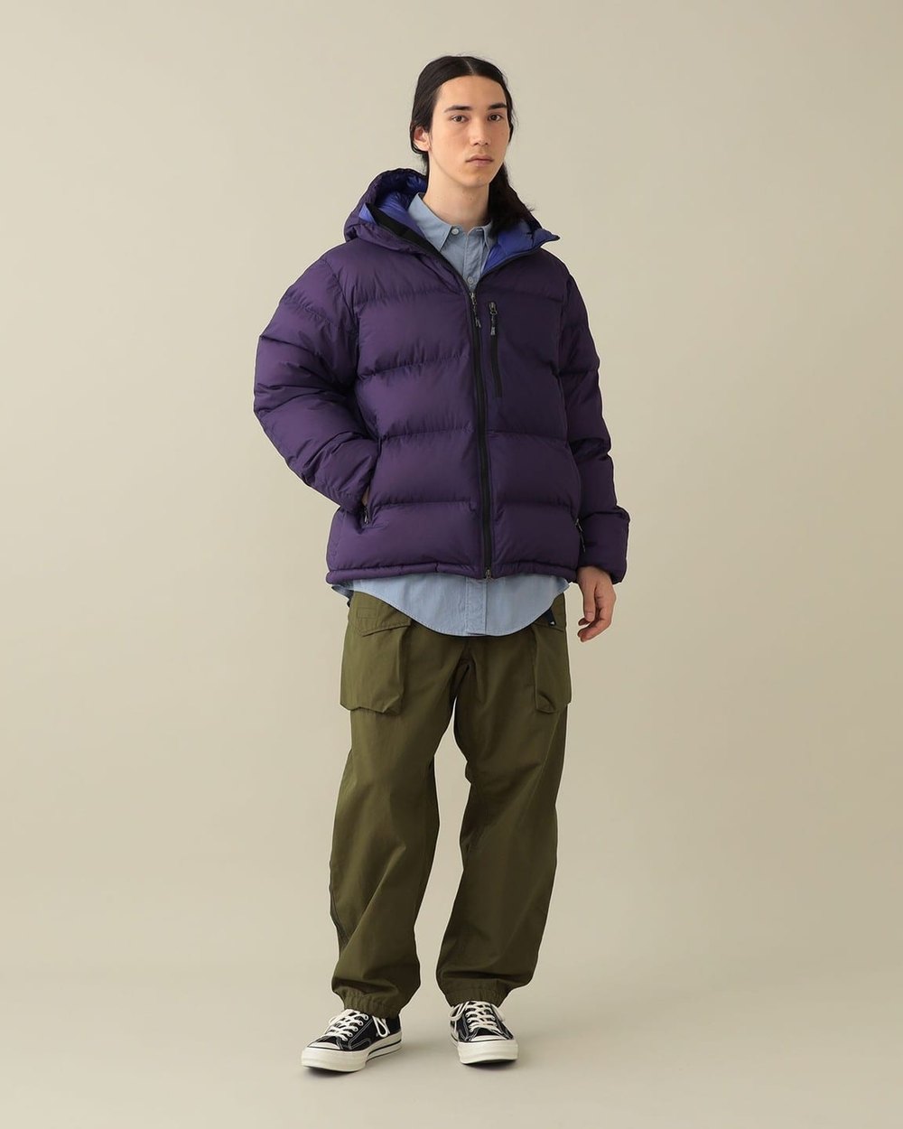 NANGA x Pilgrim Surf+Supply Expedition Down Hoodie &middot; view 3 of 4