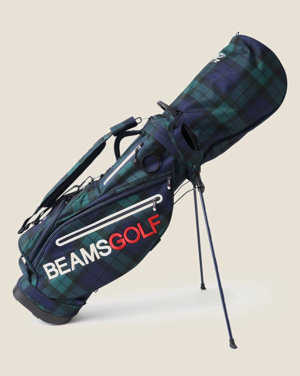 BEAMS Golf Black Watch Stand Bag &middot; view 1 of 4