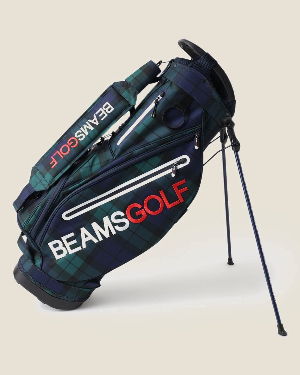 BEAMS Golf Black Watch Stand Bag &middot; view 2 of 4