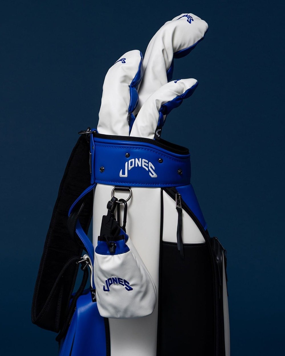Jones Sports x BEAMS Golf RIDER BLUE Caddie Bag &middot; view 3 of 4