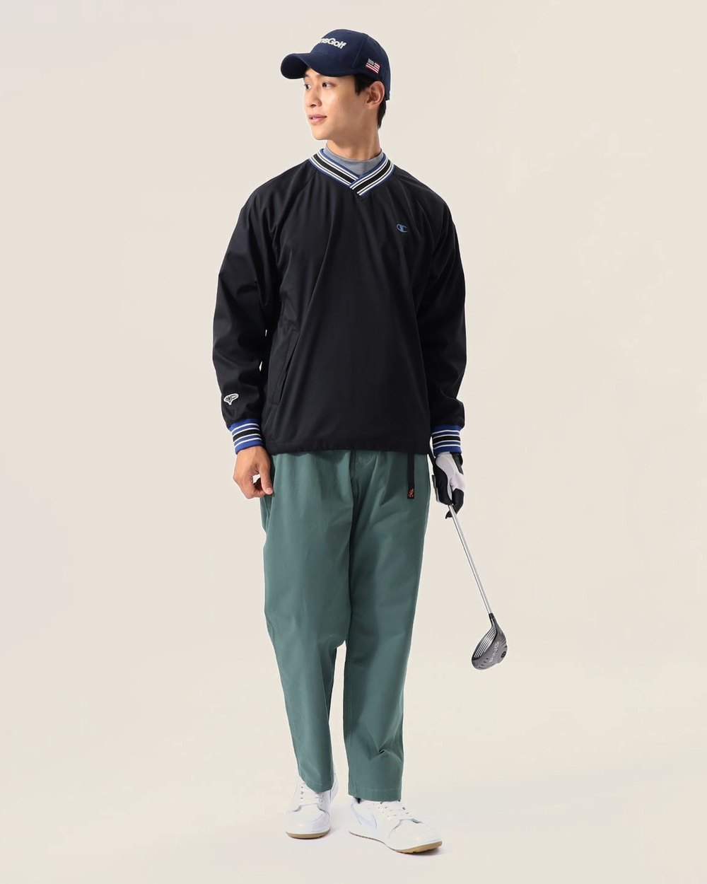 Champion x BEAMS Golf Warm-Up Piste Jacket &middot; view 3 of 4