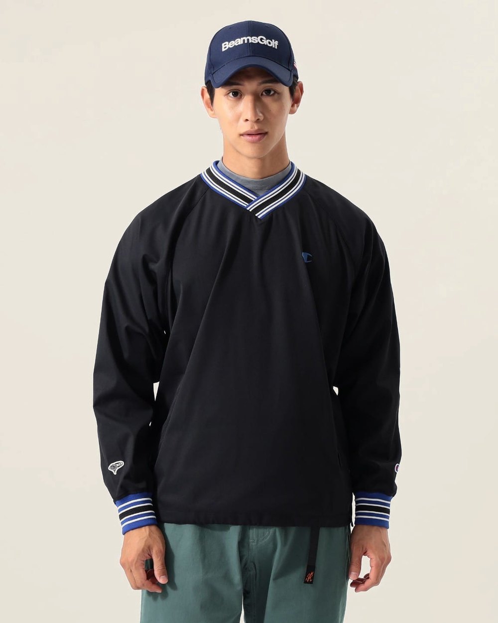 Champion x BEAMS Golf Warm-Up Piste Jacket &middot; view 4 of 4