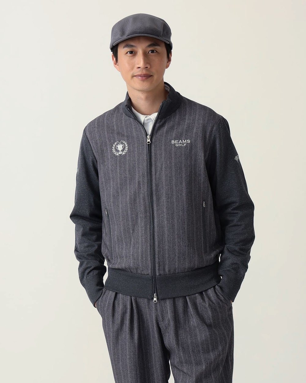 BEAMS Golf Purple Label Combination Knit Blouson &middot; view 1 of 4