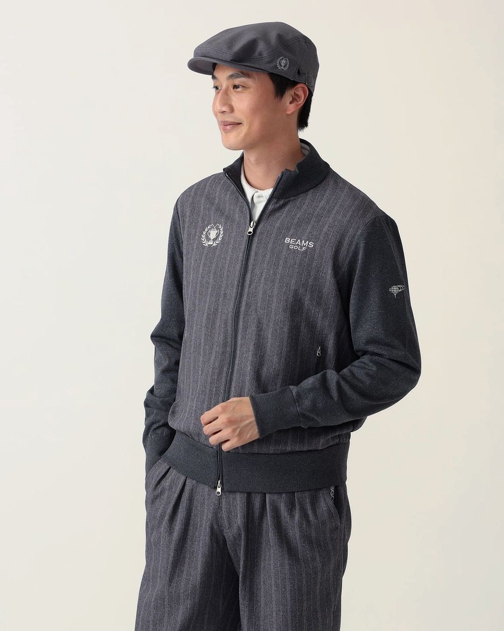 BEAMS Golf Purple Label Combination Knit Blouson &middot; view 2 of 4