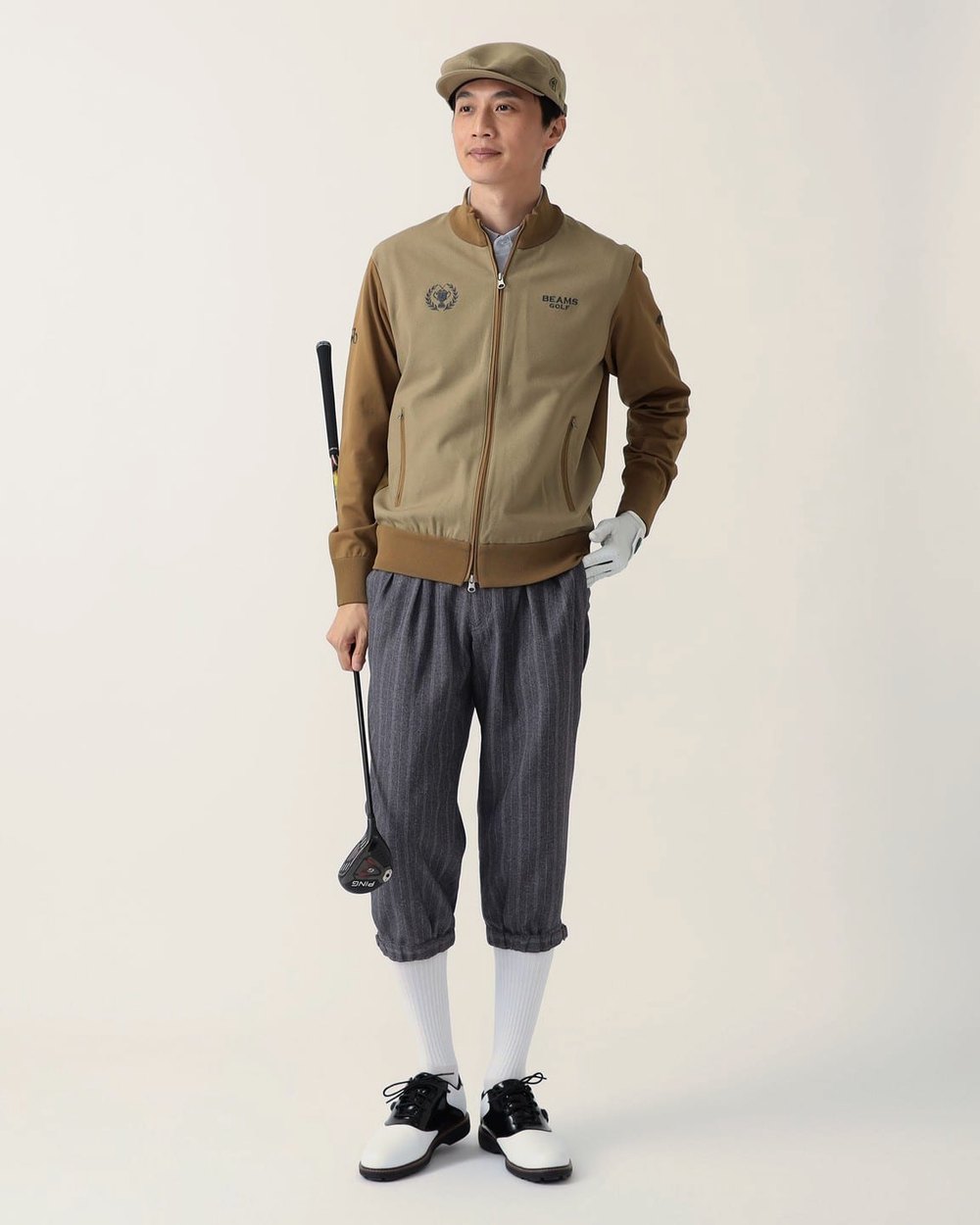 BEAMS Golf Purple Label Combination Knit Blouson &middot; view 4 of 4