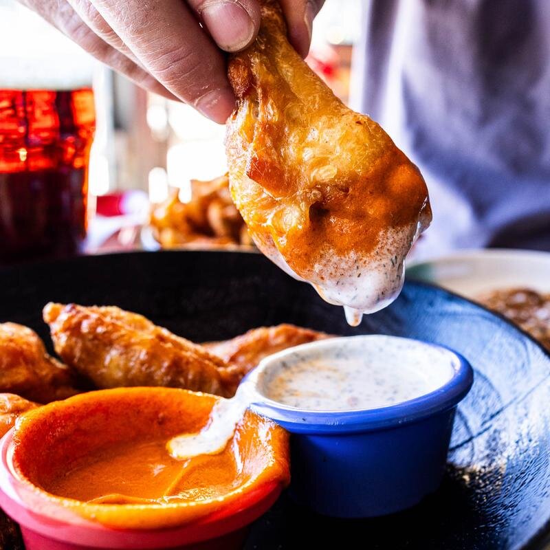 Hold Out Brewing wings