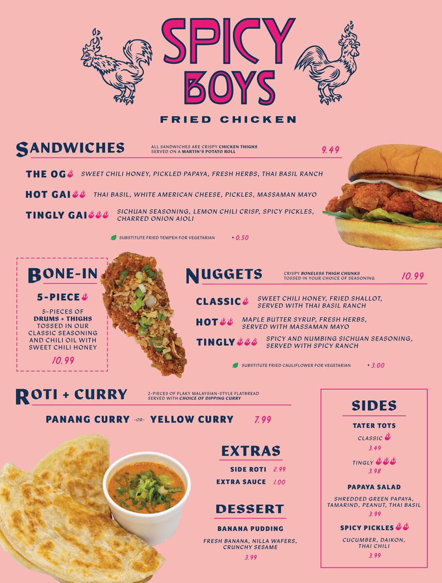 Spicy Boys fried chicken