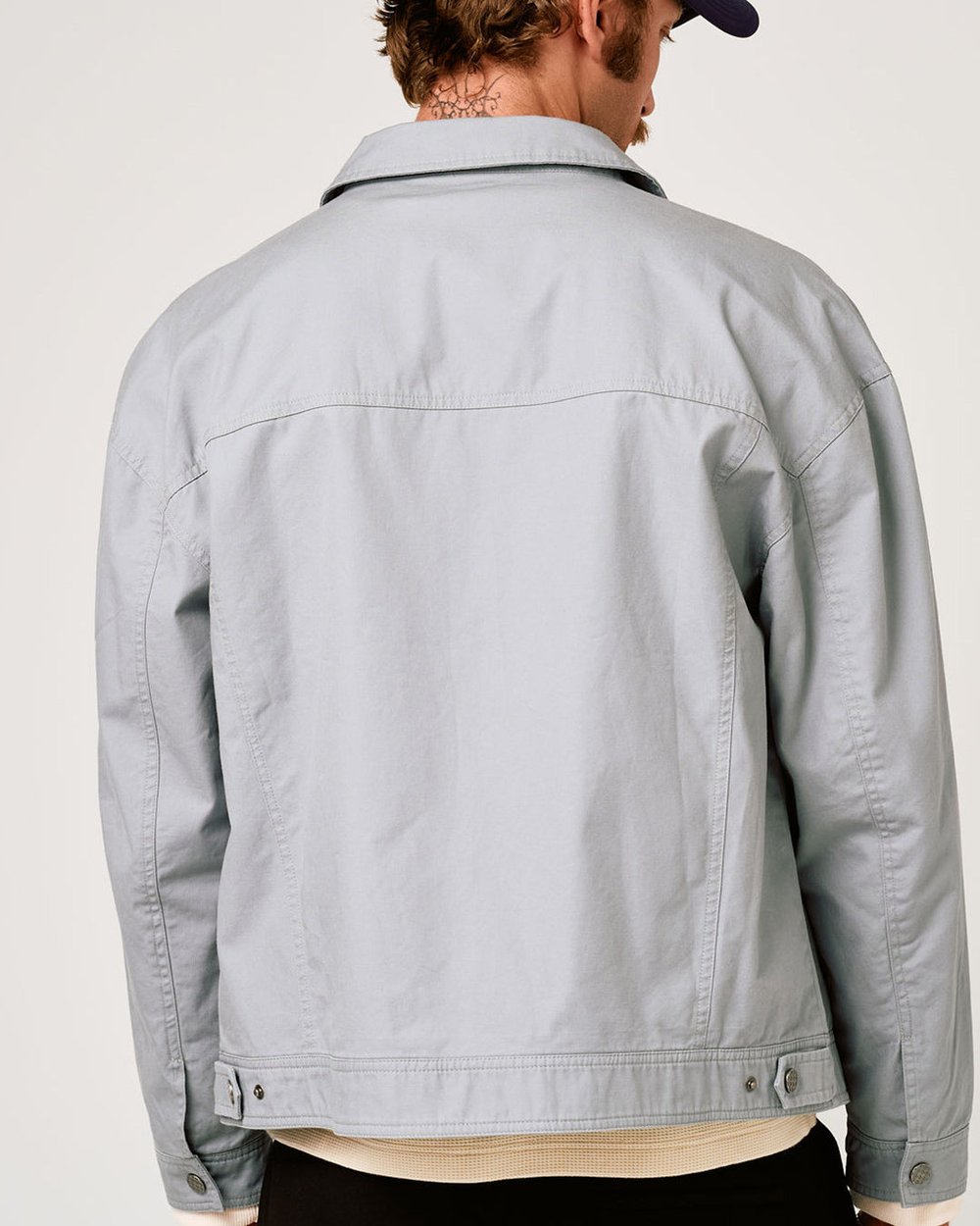 Devereux Golf Devco Twill Jacket - Vintage Sky, view 5 of 5