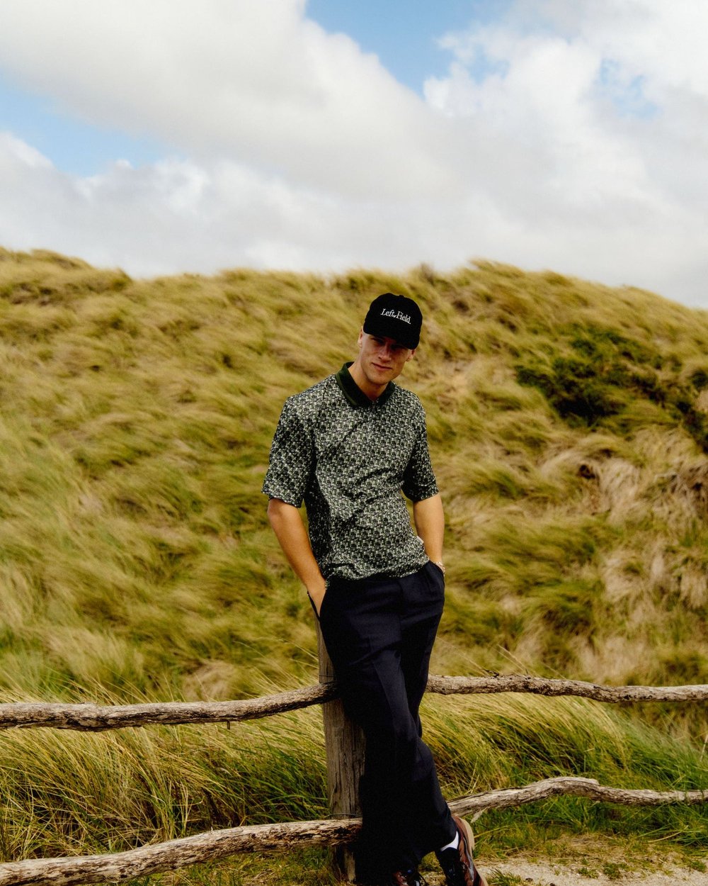 Left of Field Golf Elements Polo, view 5 of 5