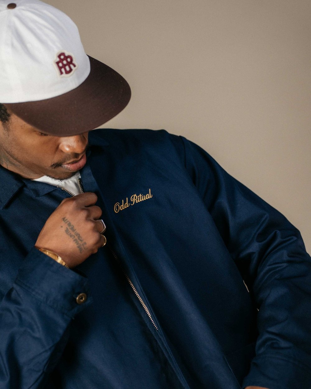 Odd Ritual The Caddie Jacket [Navy], view 3 of 5
