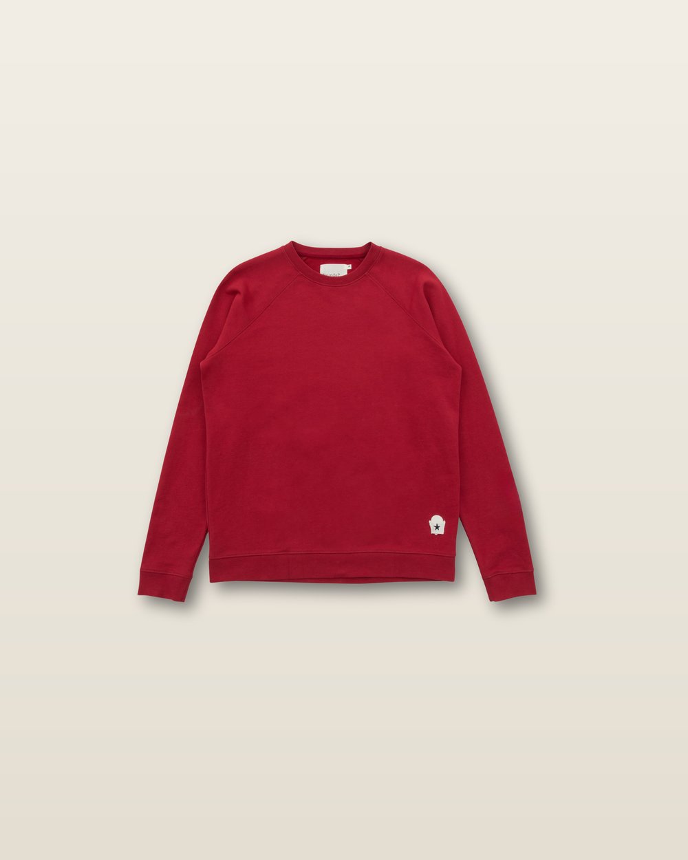Sounder Raglan Star Sweat - Burgundy, view 1 of 5