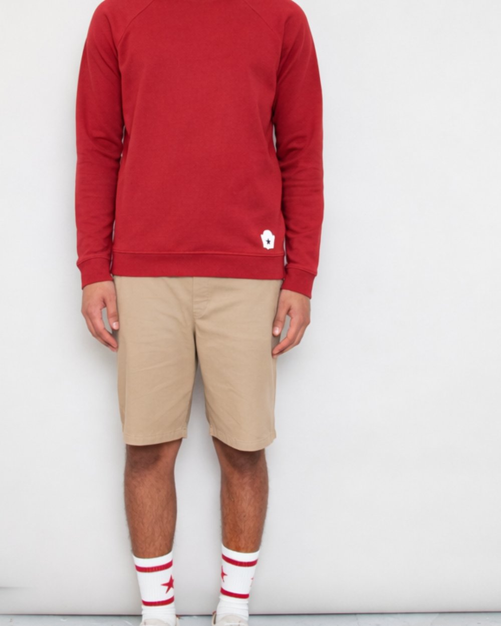 Sounder Raglan Star Sweat - Burgundy, view 3 of 5
