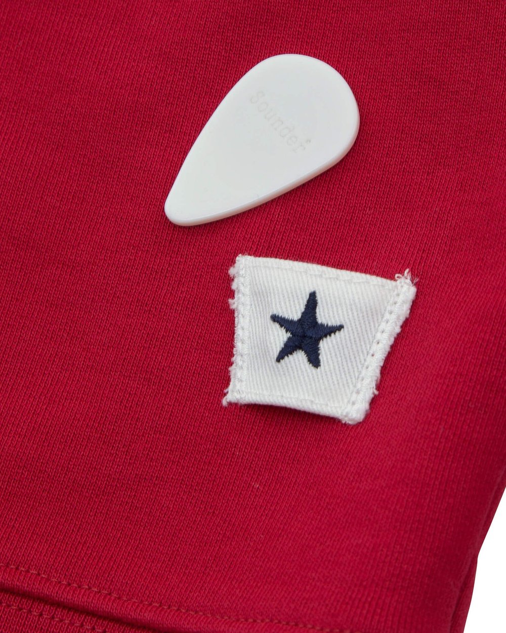 Sounder Raglan Star Sweat - Burgundy, view 5 of 5