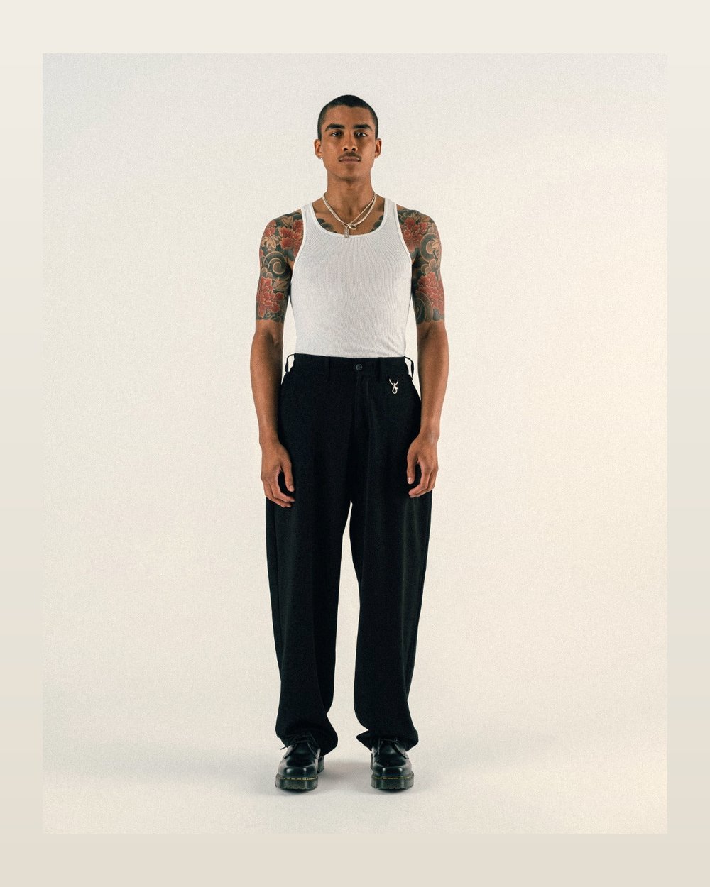 Students Golf Calculus Baggy Pleated Pants, view 3 of 5