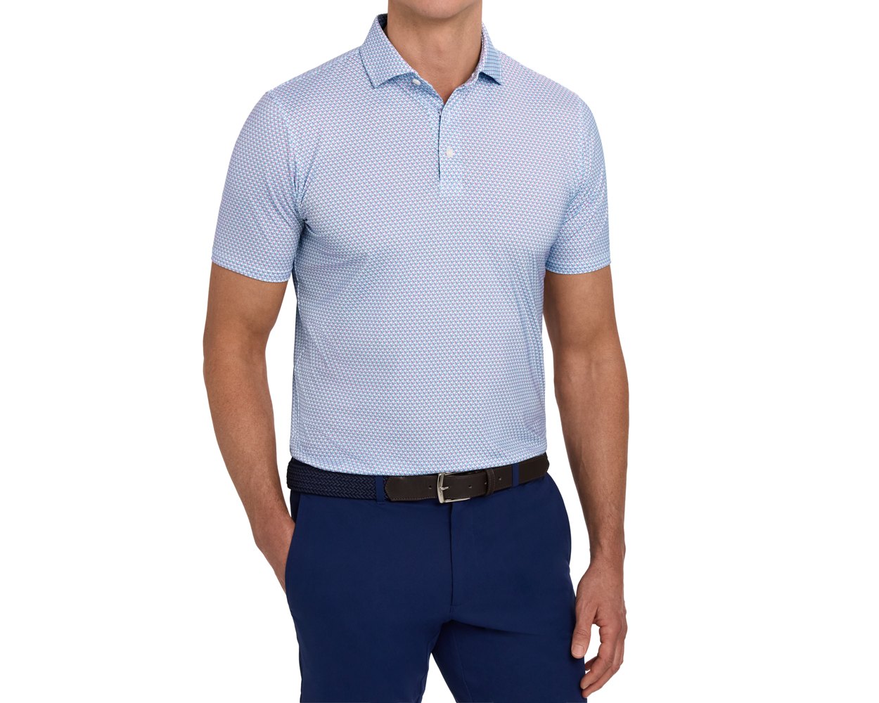 Holderness and Bourne Justice Shirt with stylized eagle micro-print · view 2 of 4