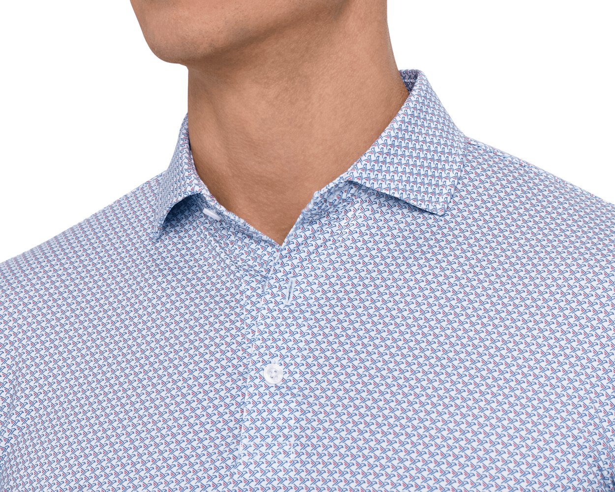 Holderness and Bourne Justice Shirt with stylized eagle micro-print · view 4 of 4