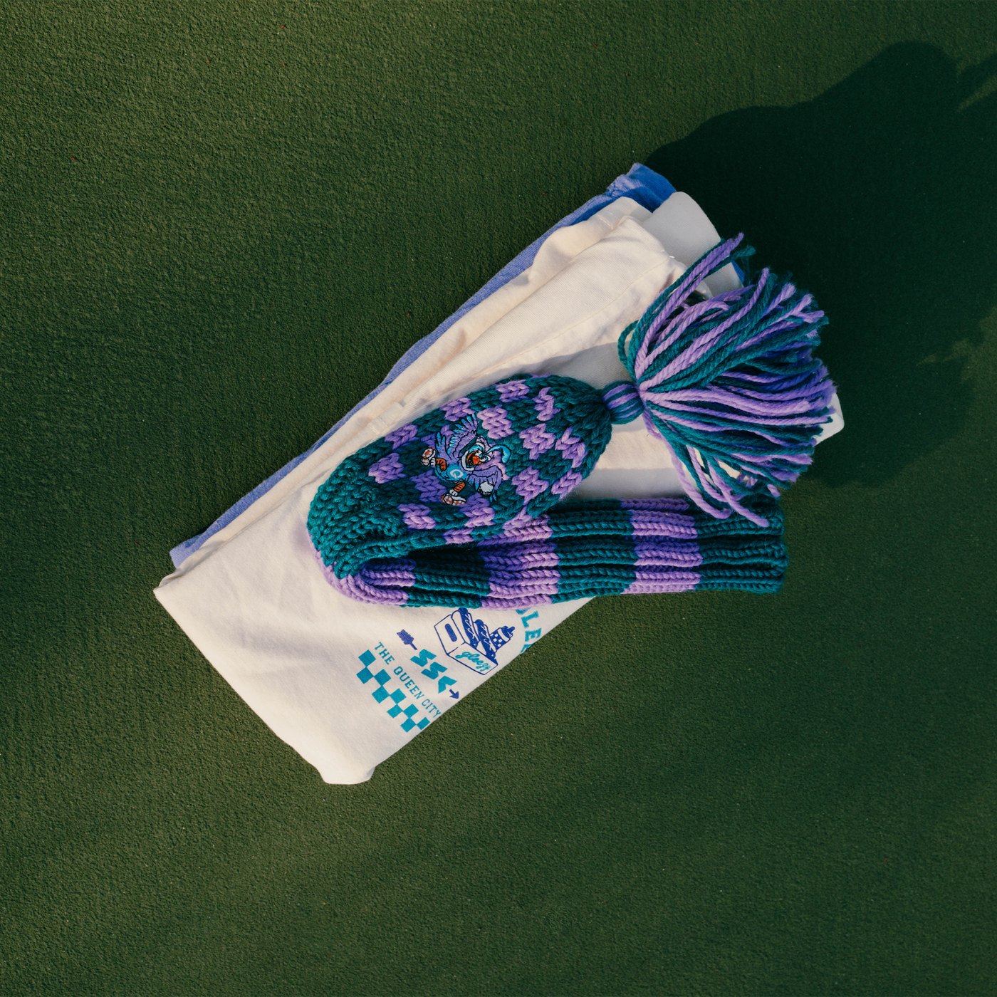 Sugarloaf Social Club Queen City Quail knit fairway wood headcover in wool · view 2 of 4