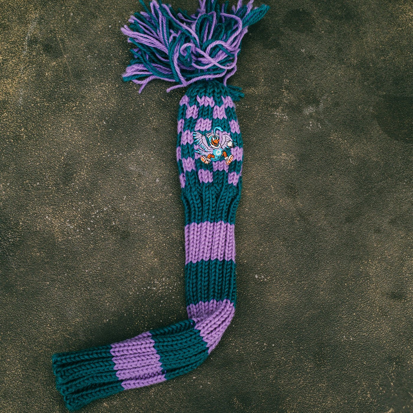 Sugarloaf Social Club Queen City Quail knit fairway wood headcover in wool · view 3 of 4