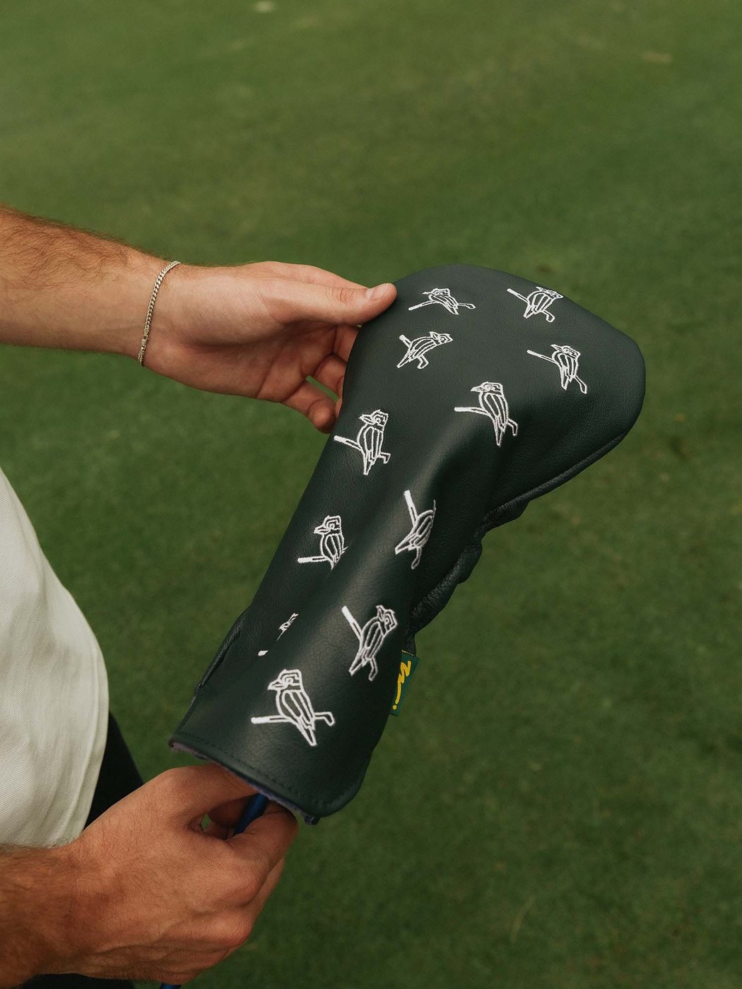 Walker Golf Kooka leather driver cover with embroidered kookaburra · view 2 of 4