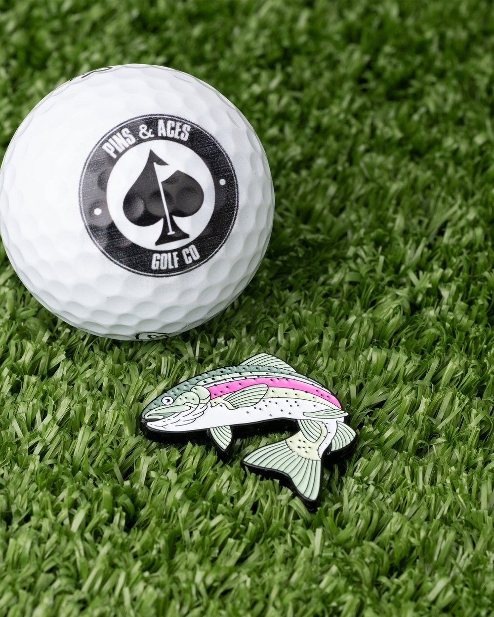 Pins & Aces Trout Ball Marker · view 2 of 2