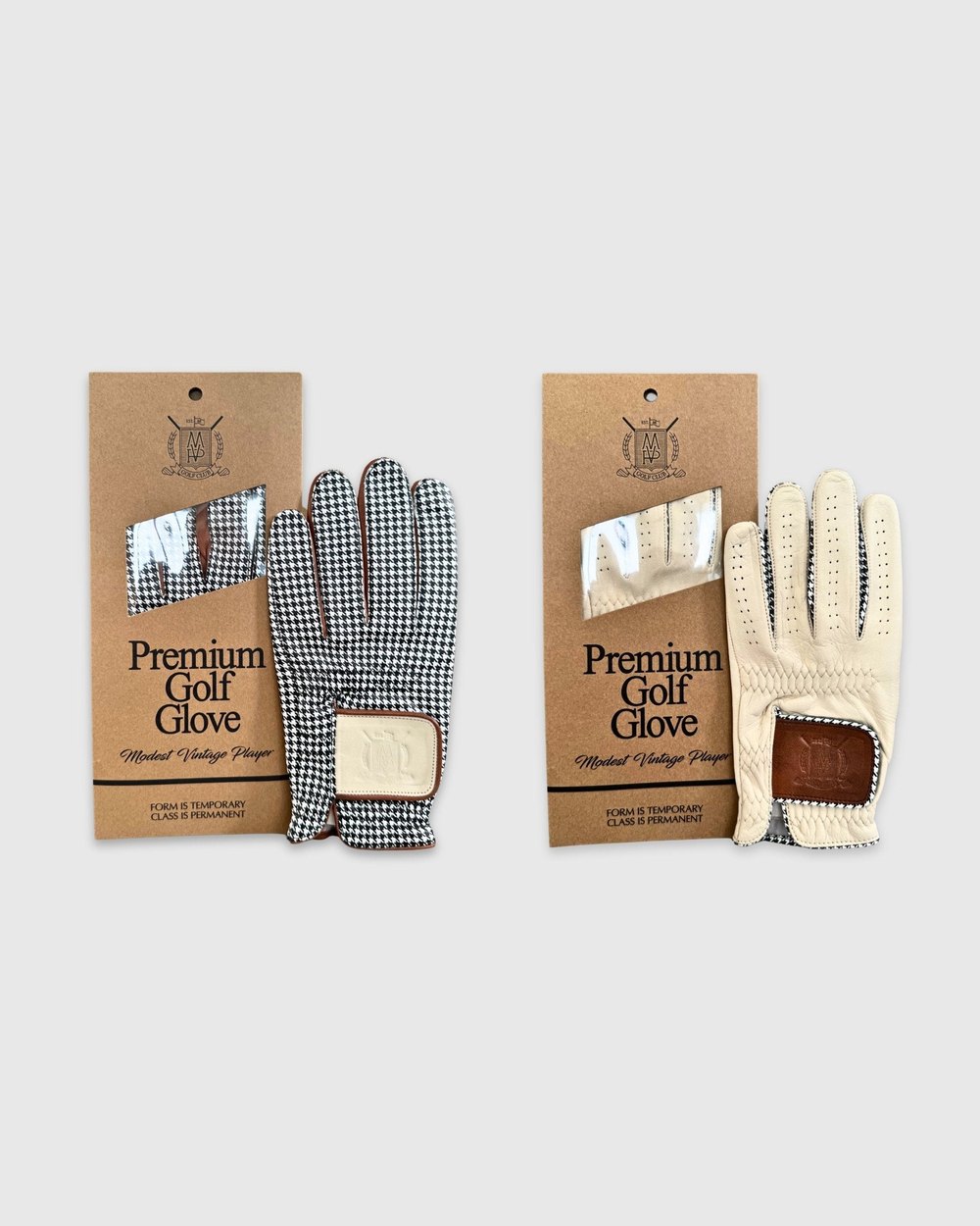 Modest Vintage Player PRO Houndstooth Cabretta Gloves, 2-Pack · view 1 of 3