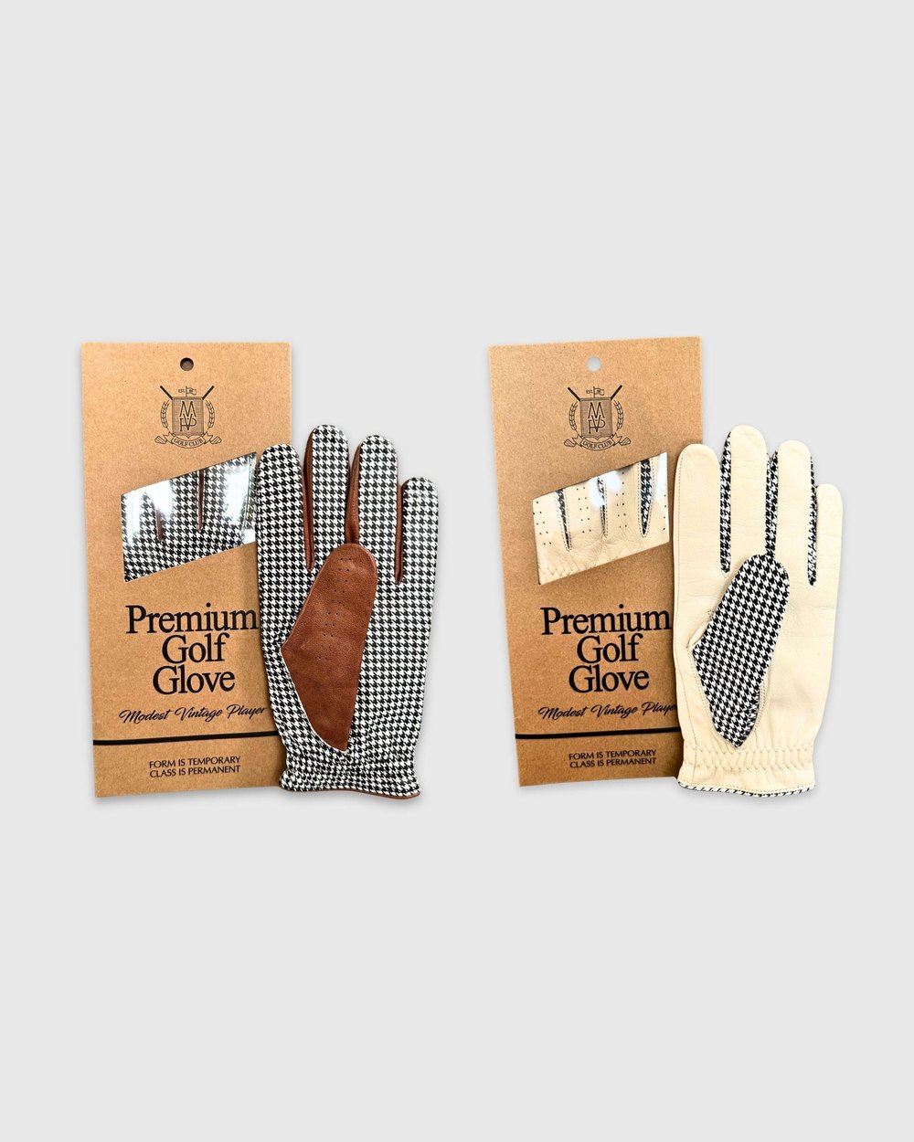 Modest Vintage Player PRO Houndstooth Cabretta Gloves, 2-Pack · view 2 of 3