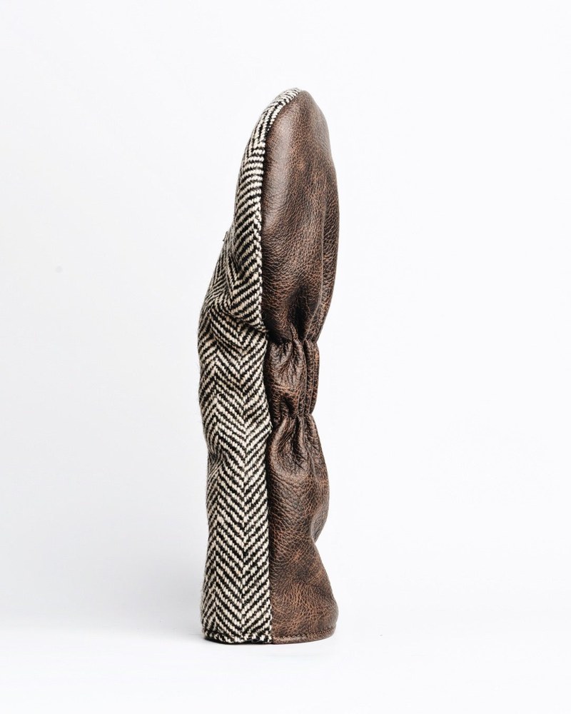 Bluegrass Fairway The Donegal Herringbone Wool Leather · view 2 of 4