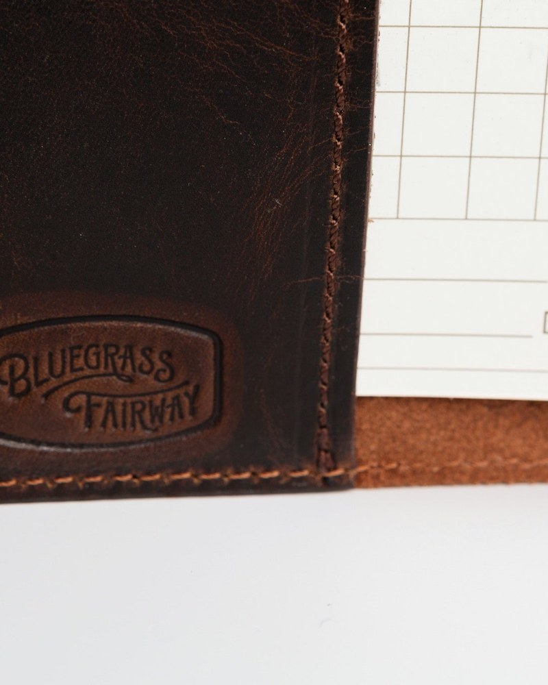 Bluegrass Fairway Premium Horween Leather Minimalist Scorecard Holder · view 4 of 4