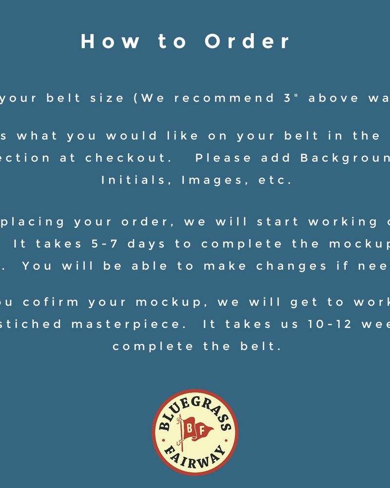 Bluegrass Fairway Custom Needlepoint Belt · view 2 of 4
