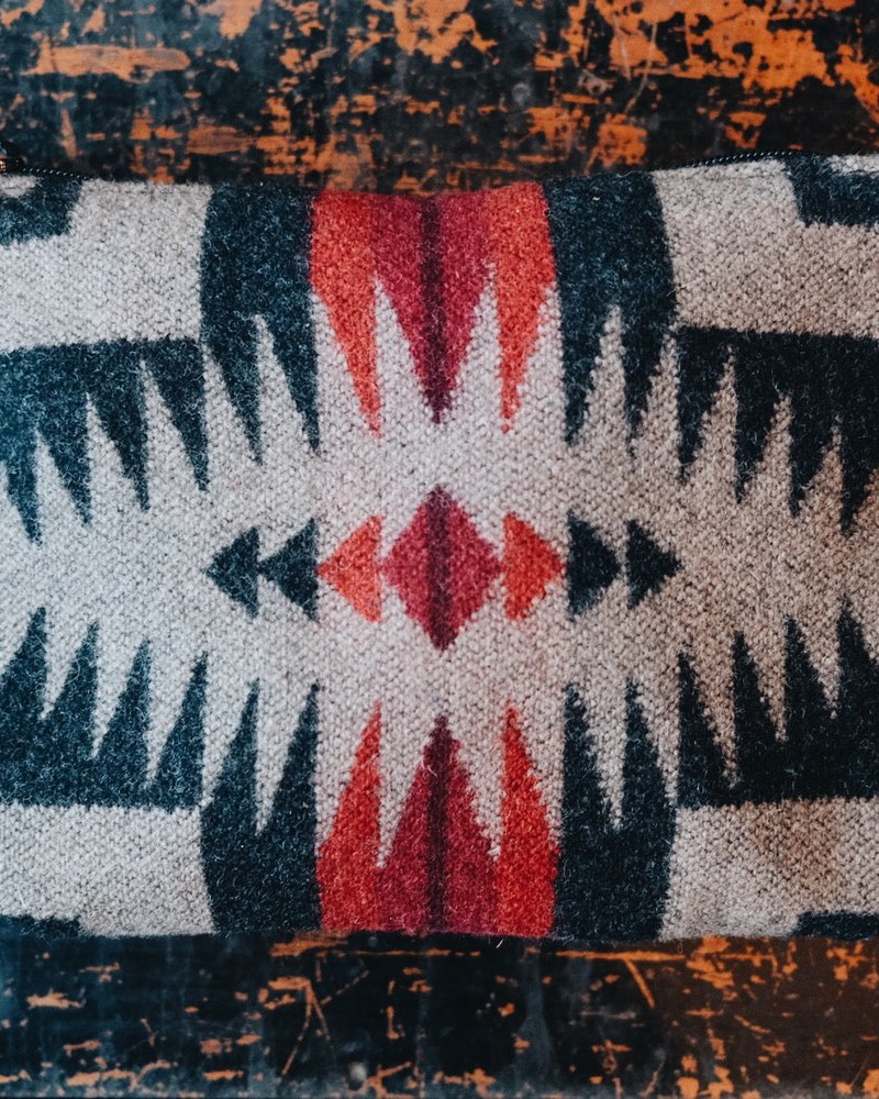Bluegrass Fairway Single Barrel Pendleton Wool Zippered Valuables Pouch · view 3 of 3