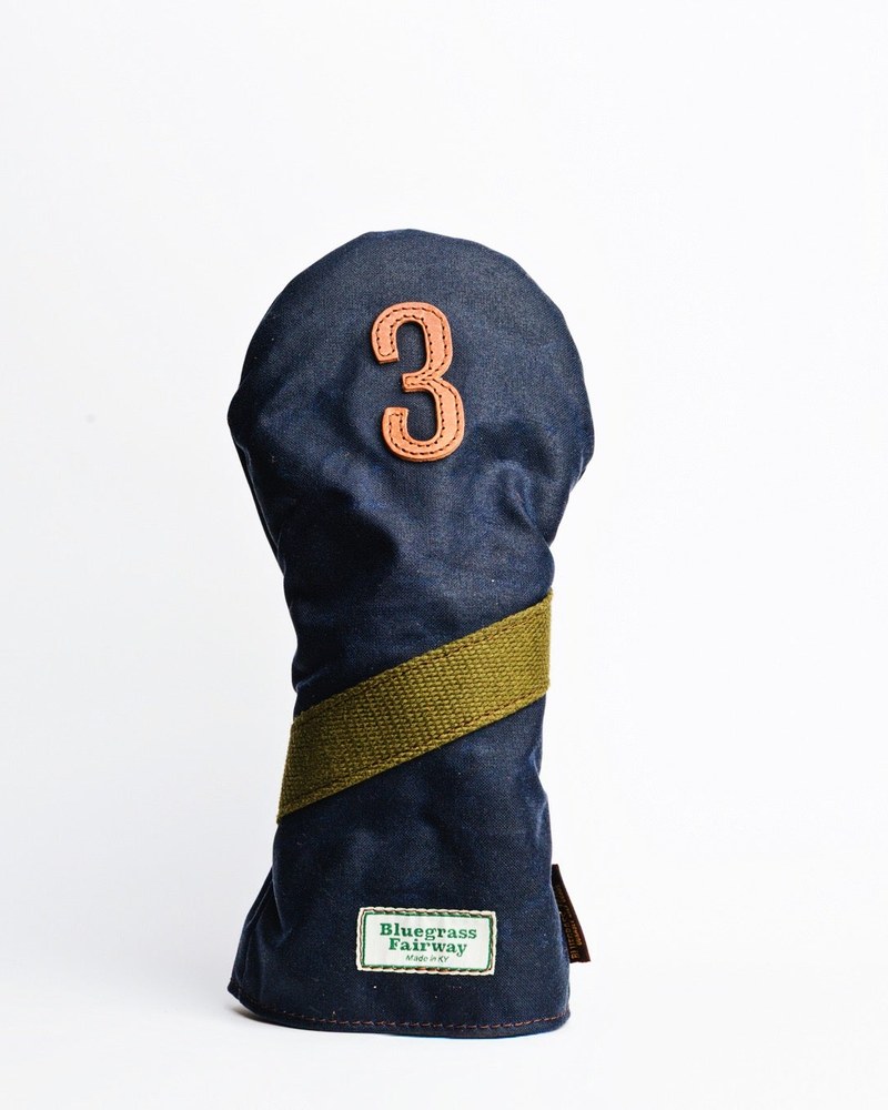 Bluegrass Fairway The Scout Rugged Navy Waxed Canvas · view 2 of 4
