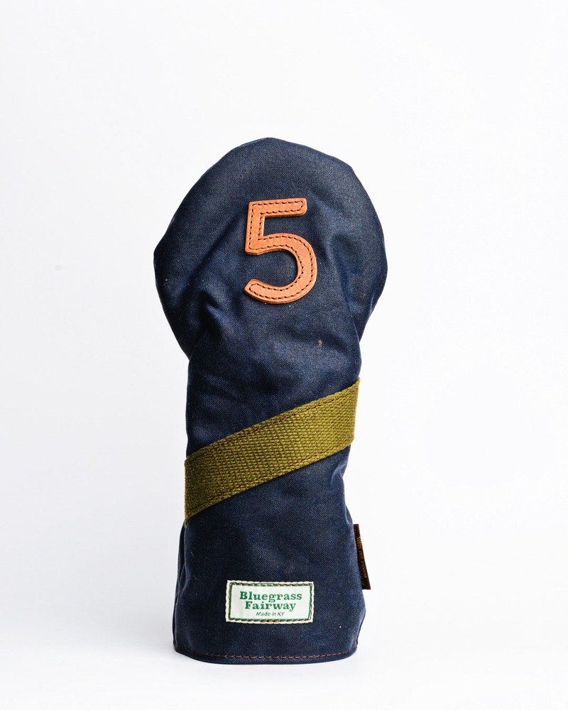 Bluegrass Fairway The Scout Rugged Navy Waxed Canvas · view 3 of 4
