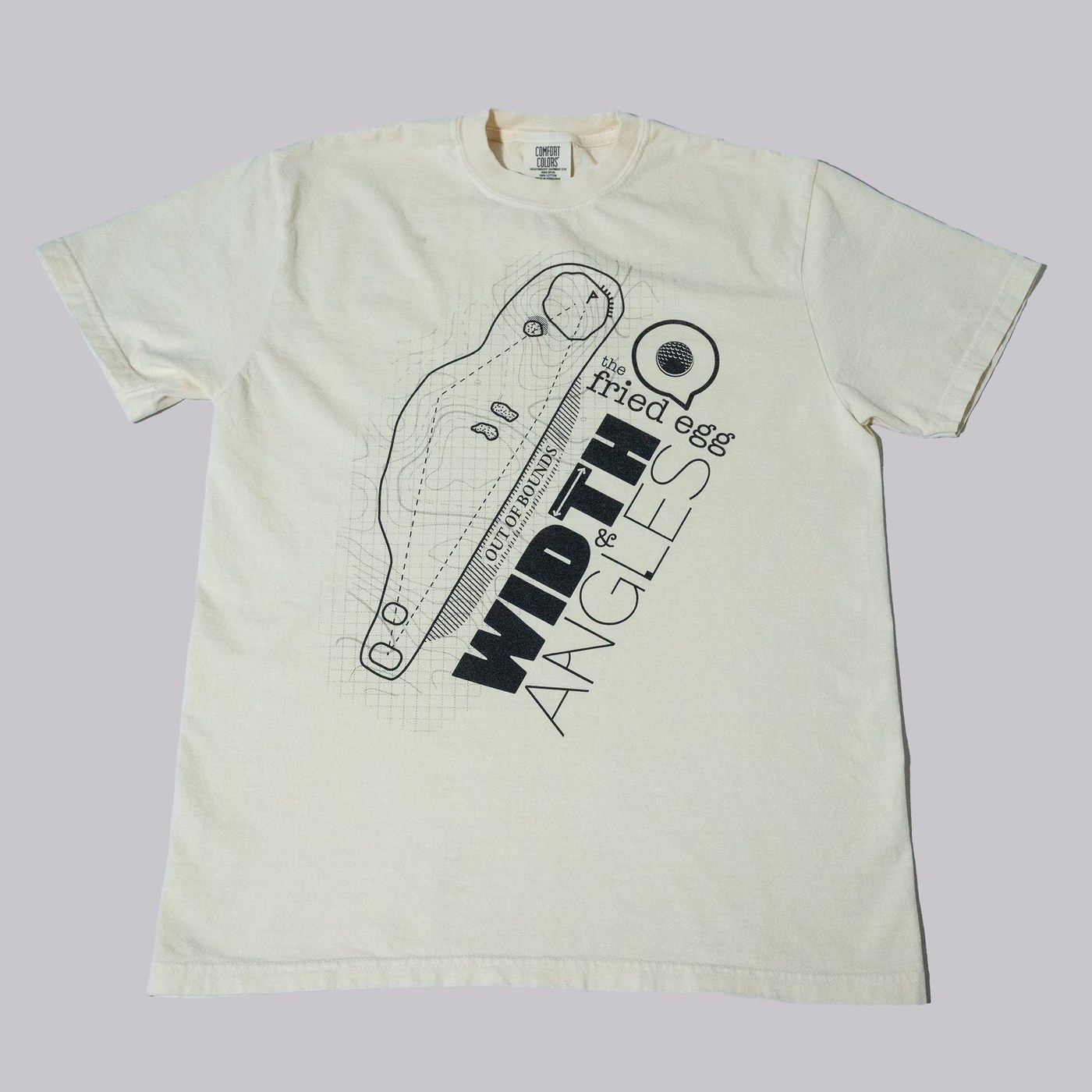 Fried Egg Golf Width & Angles T-Shirt
