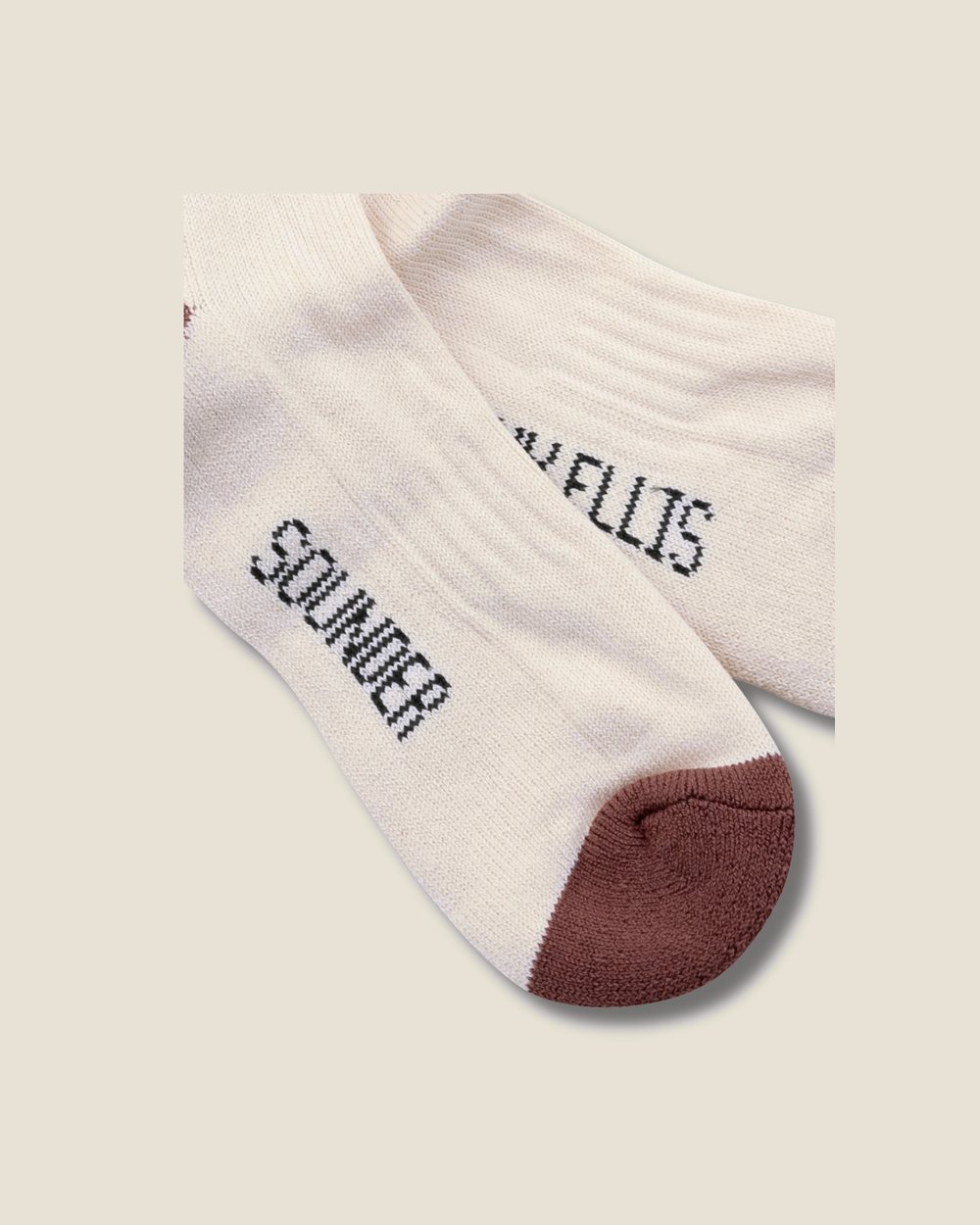 Sounder Ivy Ellis Crew Sock, Cream · view 3 of 4