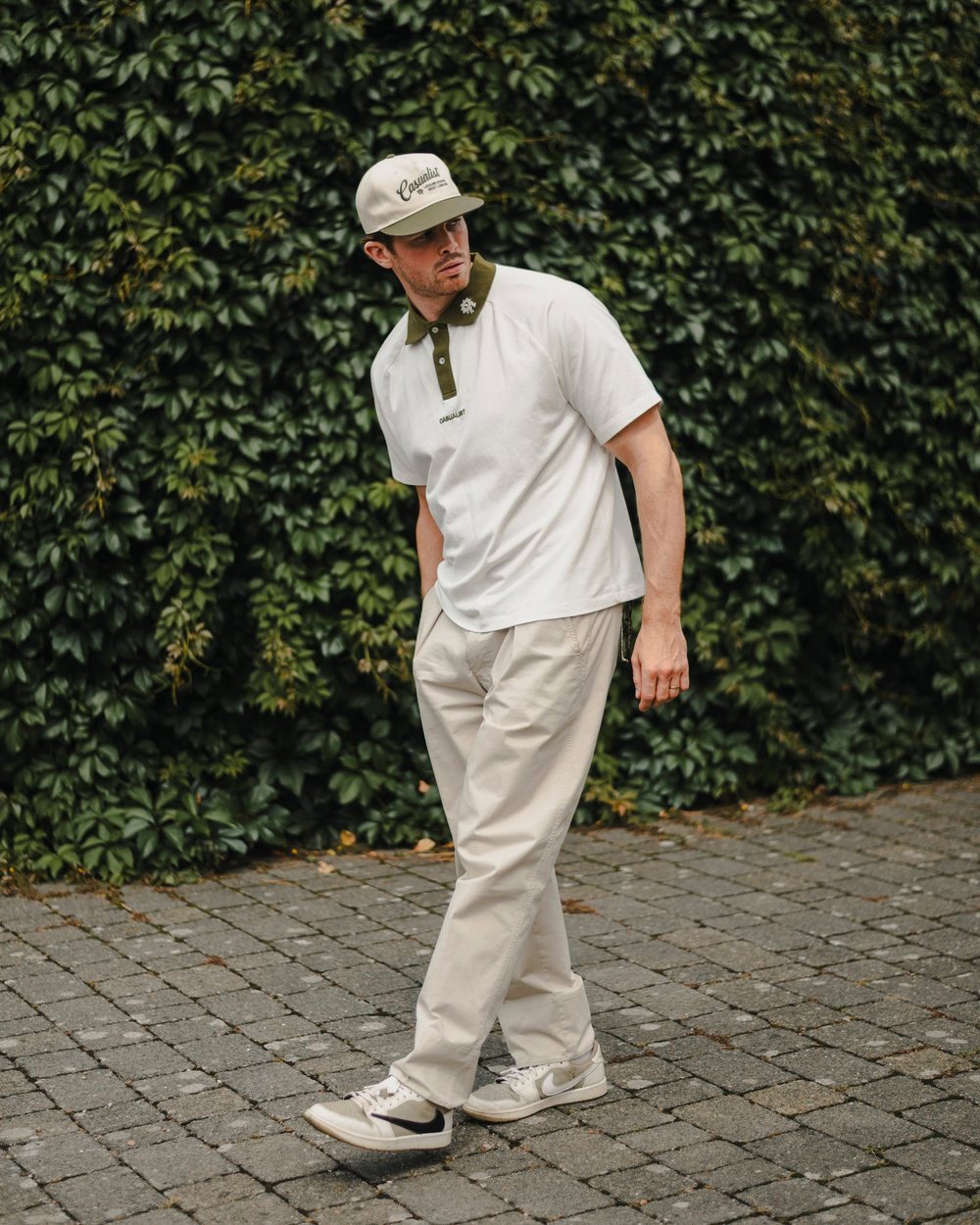 Casualist Weekend Pique Polo, Ecru · view 2 of 5