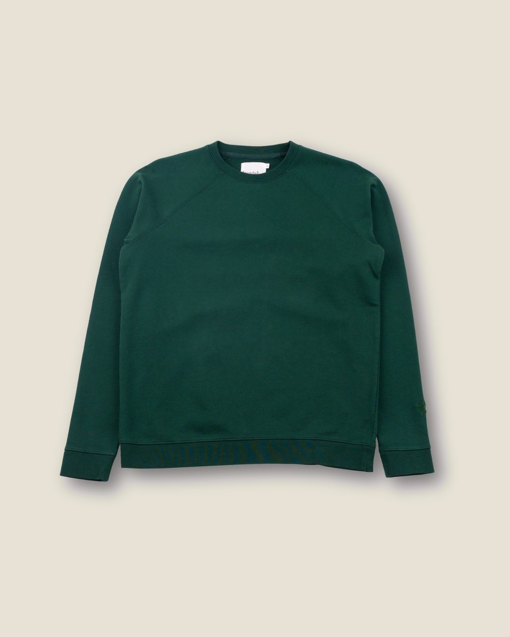 Sounder Raglan Star Sweat, Dark Green · view 2 of 5