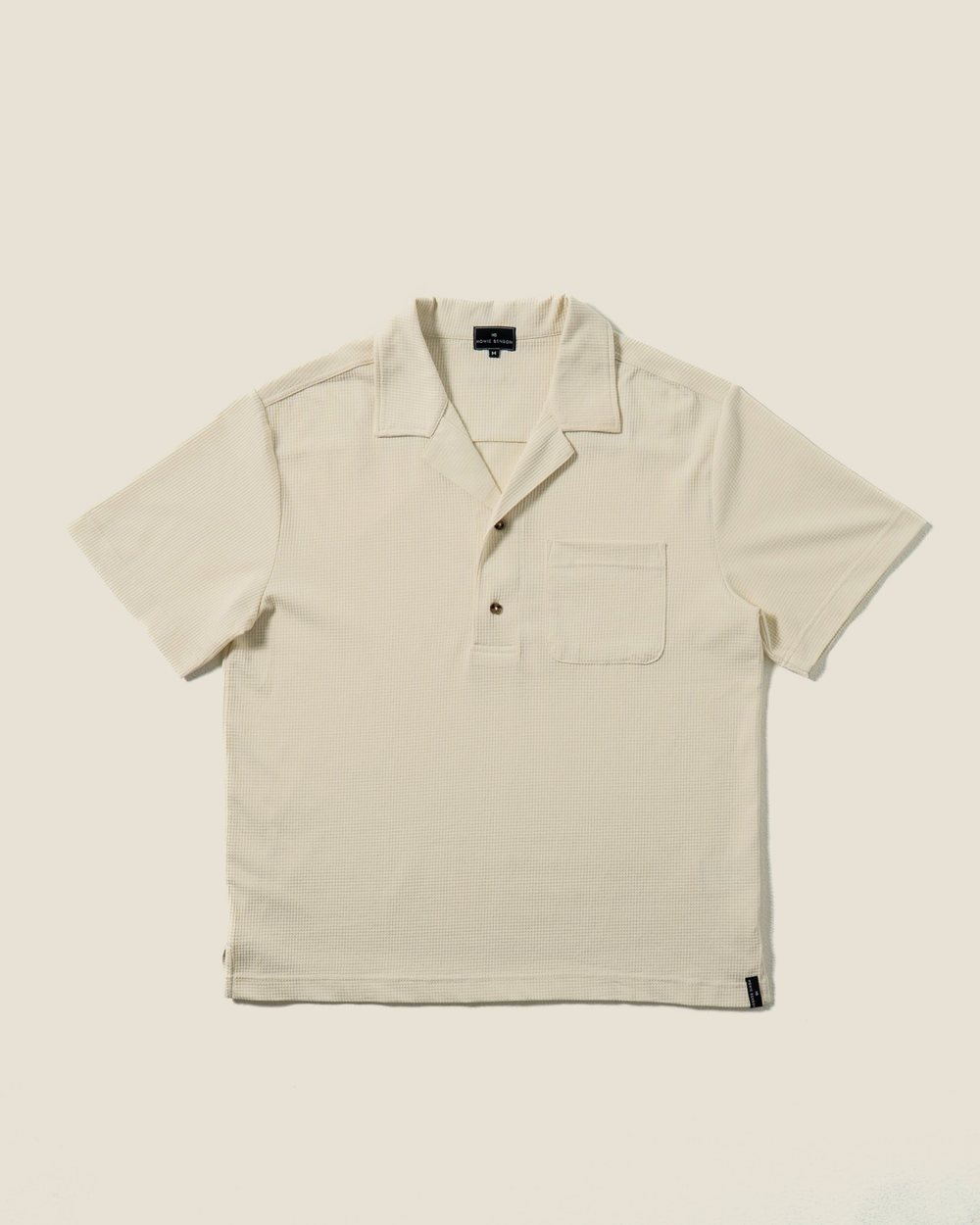 Howie Benson Resort Camp Collar Polo, Off-White · view 2 of 3