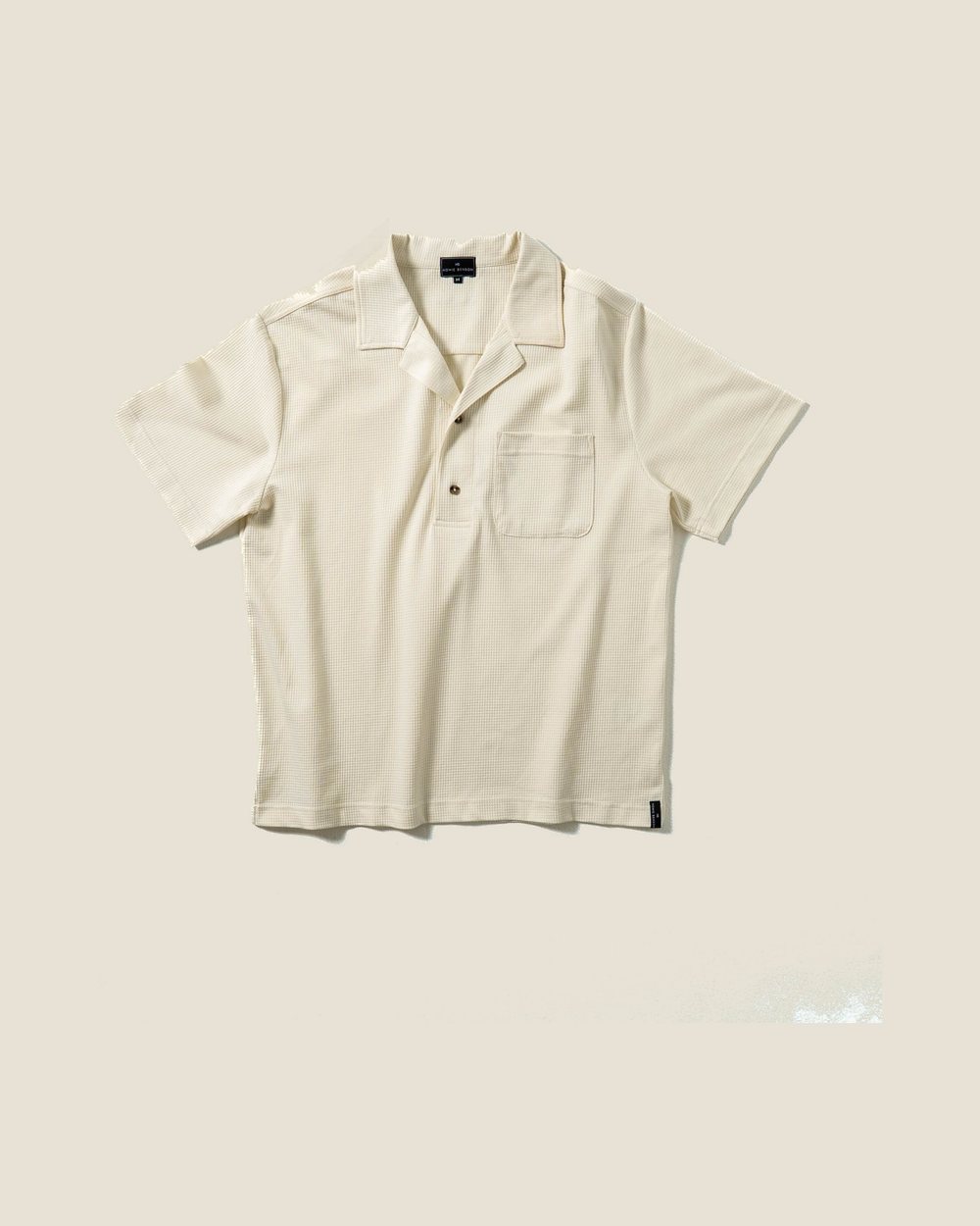 Howie Benson Resort Camp Collar Polo, Off-White · view 3 of 3