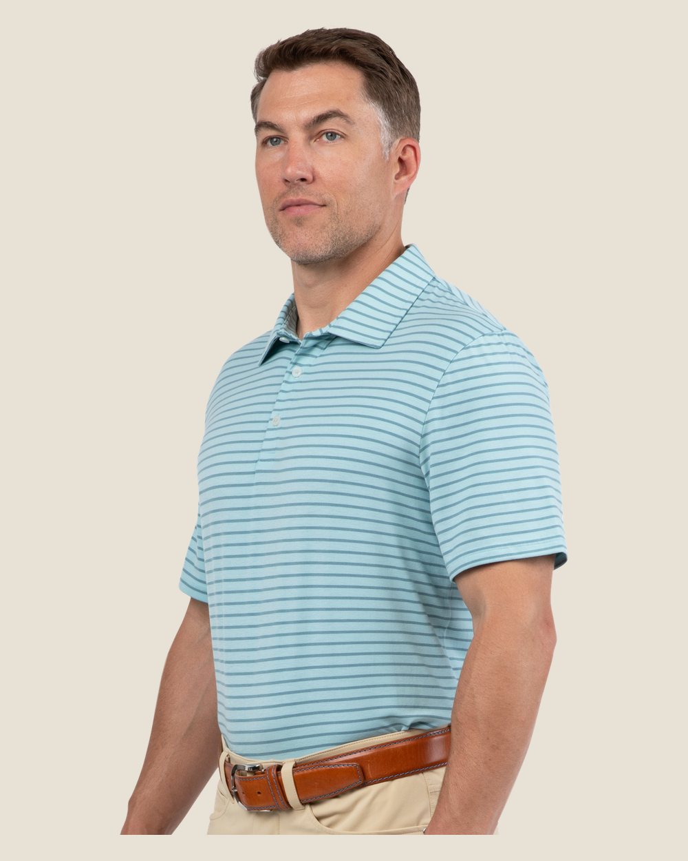 Juniper & James Comfort Polo, Sea Foam / Slate · view 1 of 4